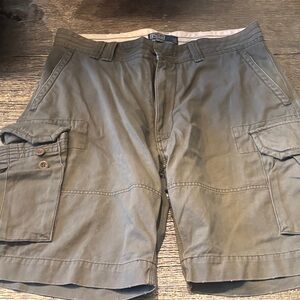 Men's Polo Brand Olive Cargo Shorts